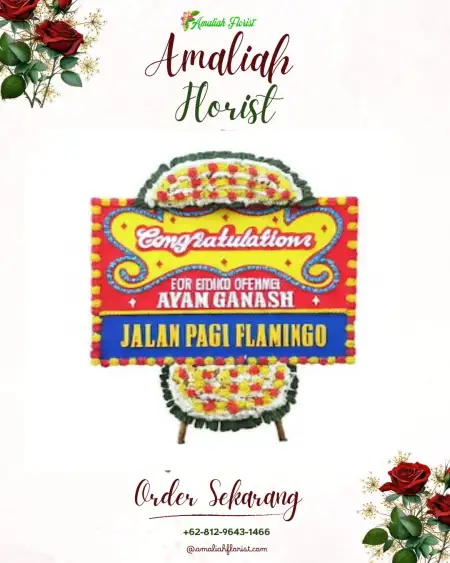 Sewa Papan Bunga Monggot